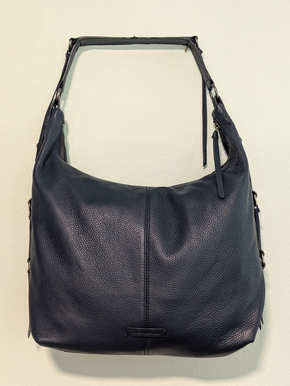 Lucky Brand Patti Leather Hobo Bag - Navy Blue (CA# 152735)